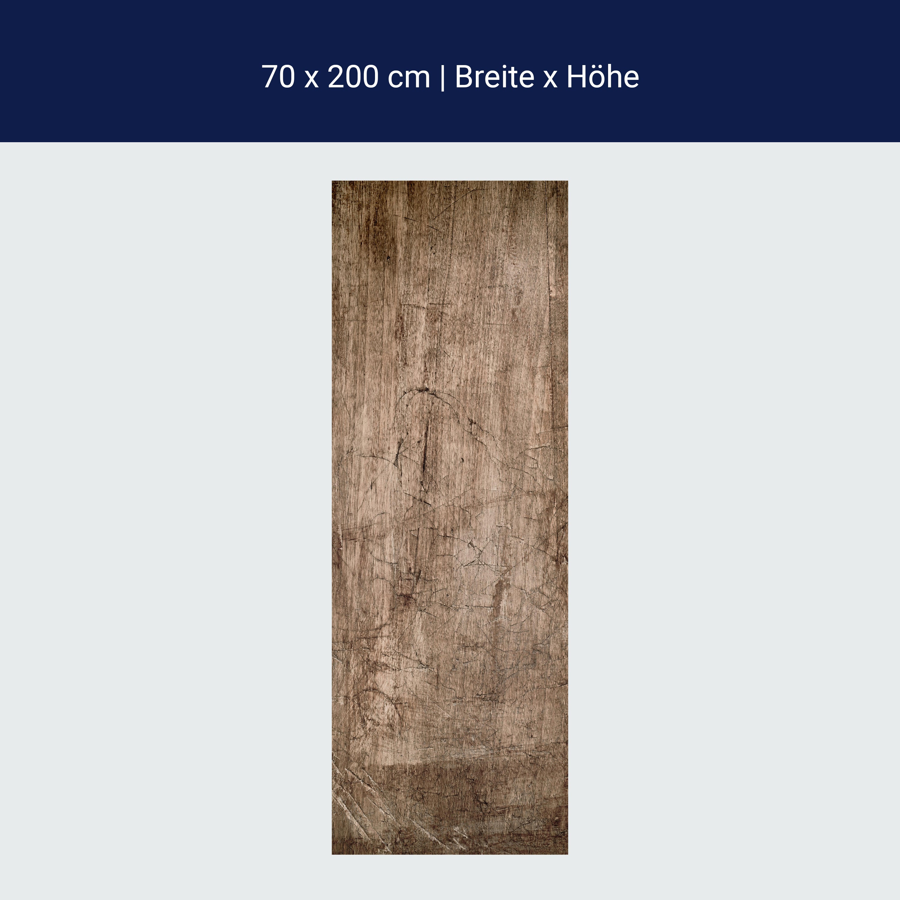 Türtapete zerkratztes Holz, Kratzer, Holztür M1211