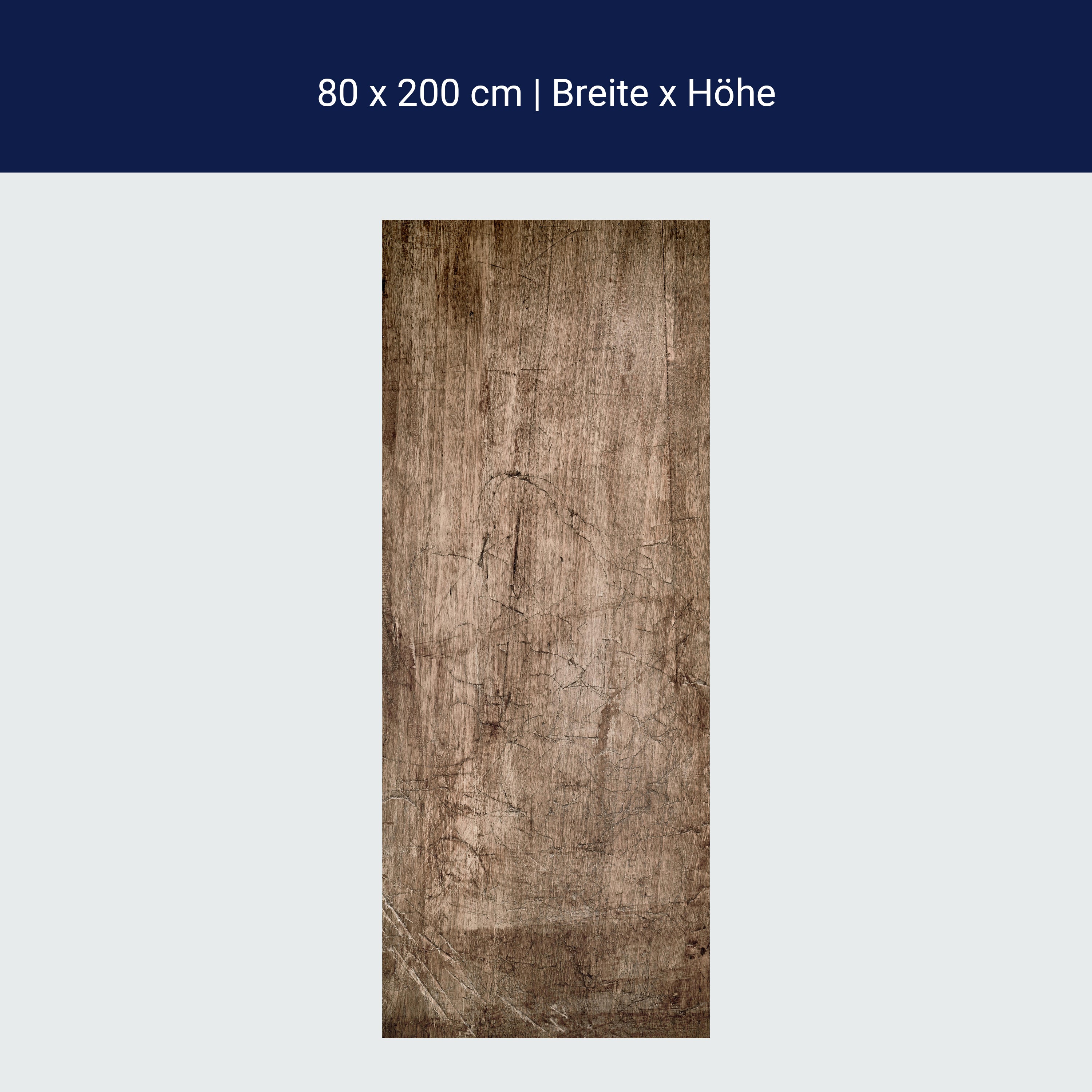 Türtapete zerkratztes Holz, Kratzer, Holztür M1211