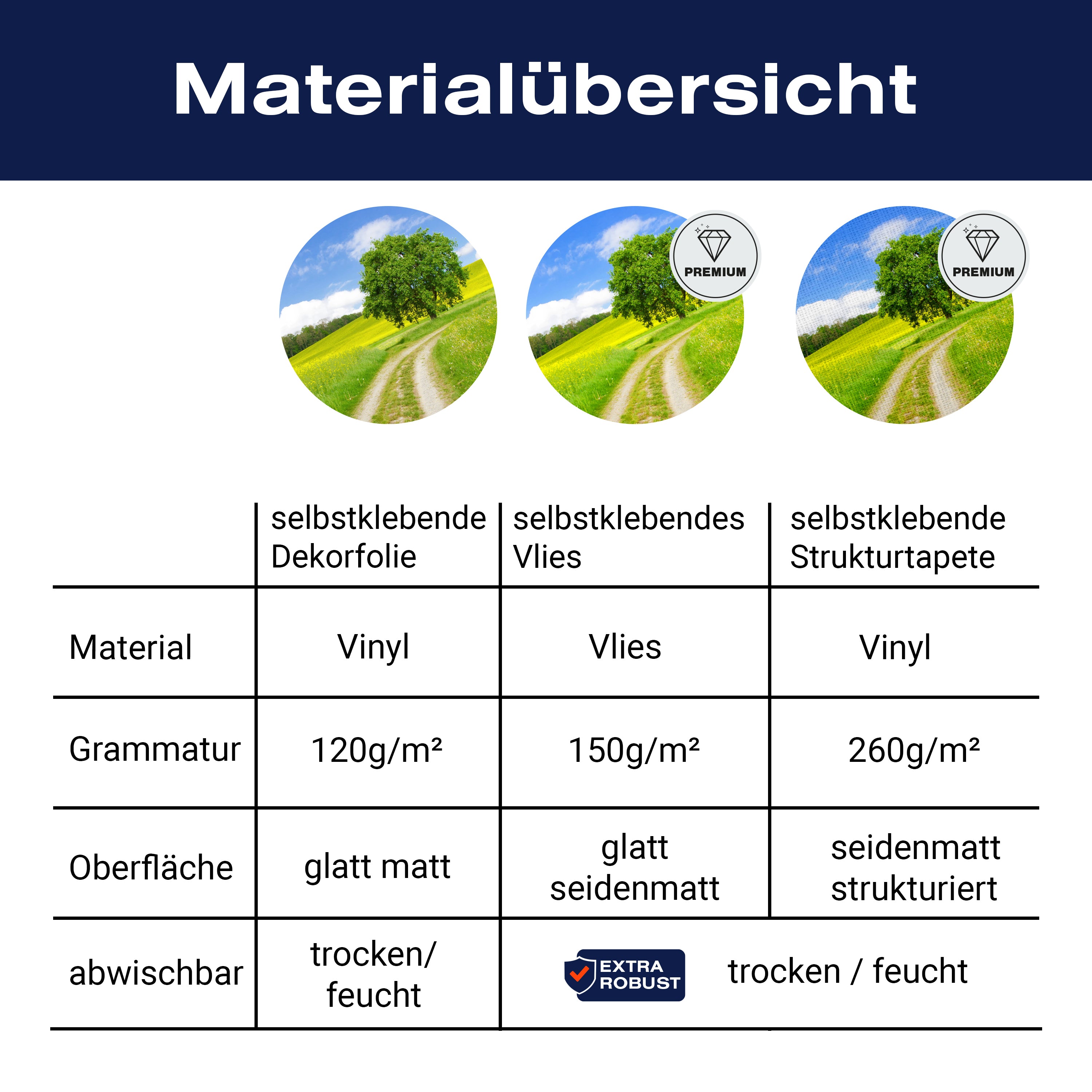 Türtapete Feldweg im Sommer, Baum, Feld, Himmel M1240 - Bild 9