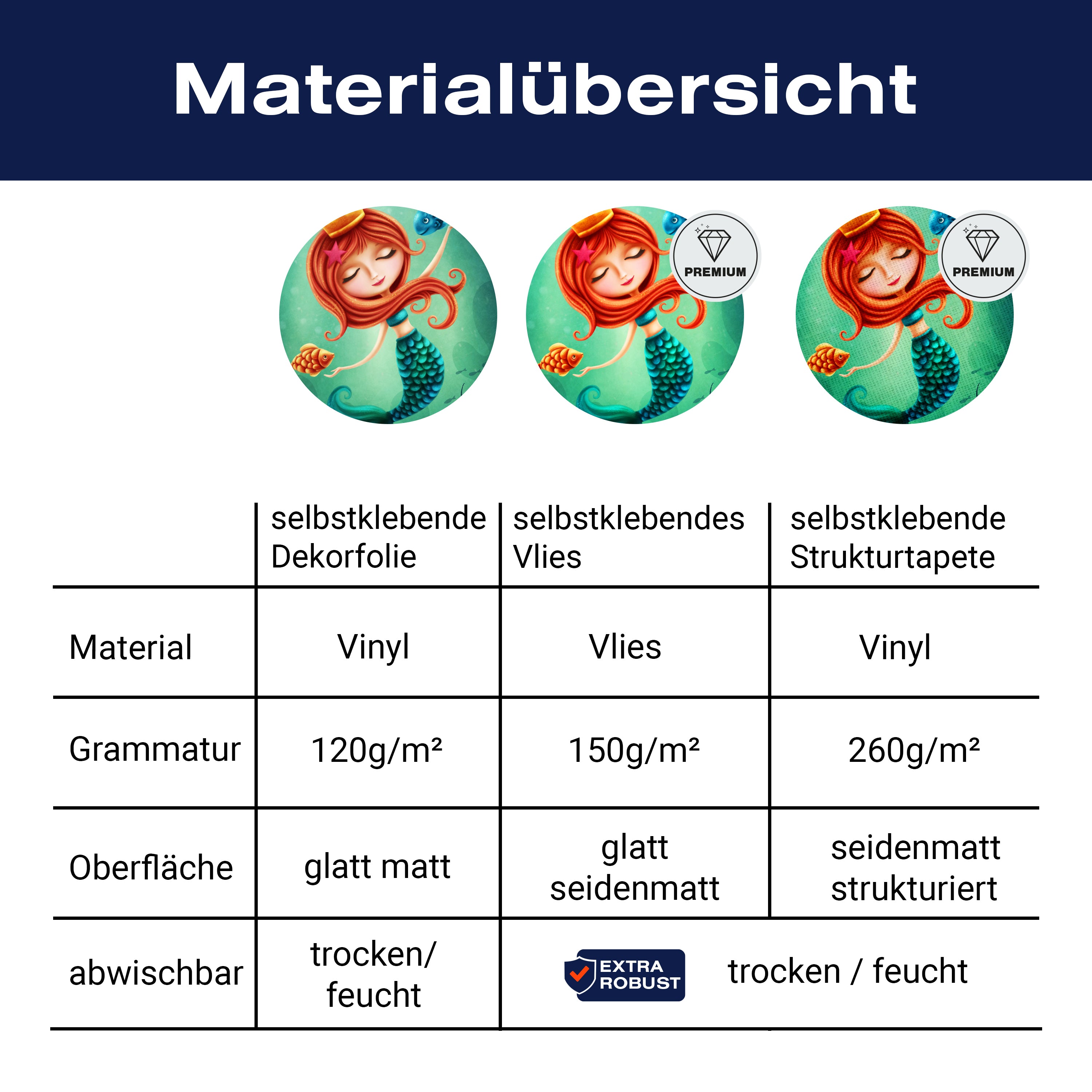 Türtapete kleine Meerjungfrau, Mädchen, Krone M1264 - Bild 9