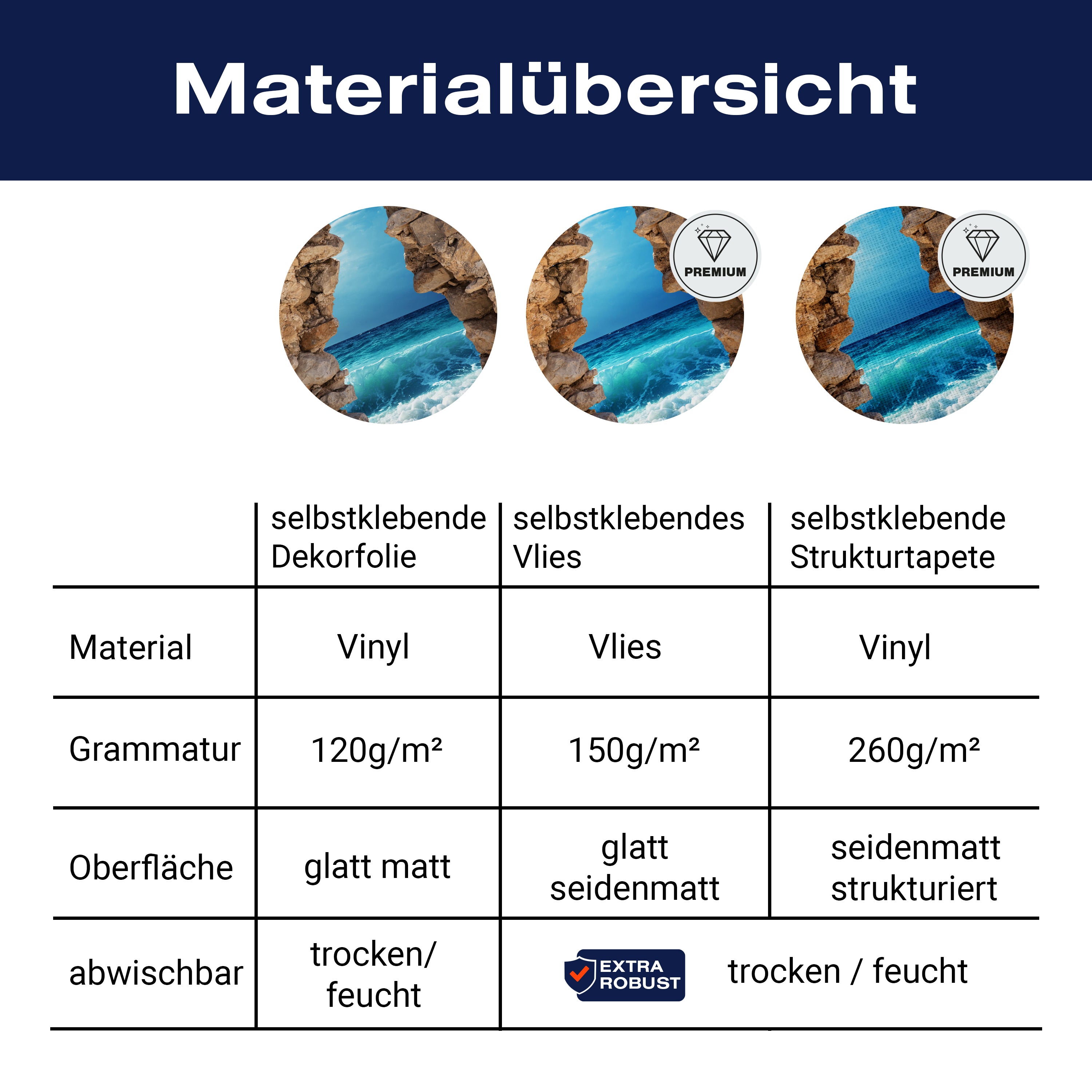 Türtapete 3D Backsteine, Meer, Wellen, Strand M1284 - Bild 9