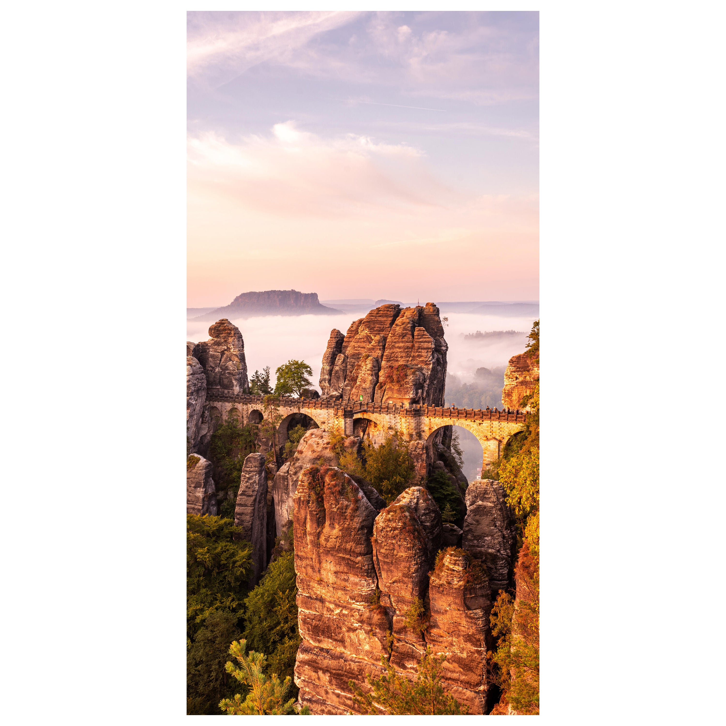 Türtapete Sächsische Schweiz, Bastei, Berge M1438 - Bild 2