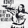 Quadratische Fototapete Banksy Street Art M0067