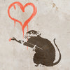 Runde Fototapete Banksy Street Art M0073