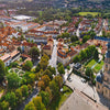 Panorama-Fototapete Panorama Fulda, Hessen M0076