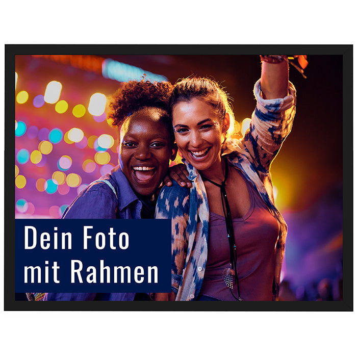 Dein Foto als Poster mit Rahmen