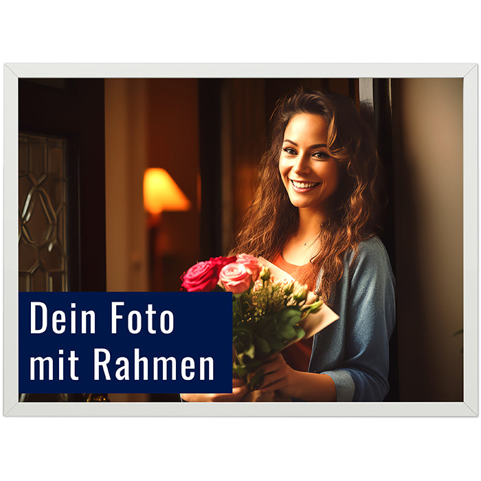 Dein Foto als Poster mit Rahmen