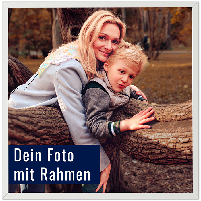 Dein Foto als Poster mit Rahmen