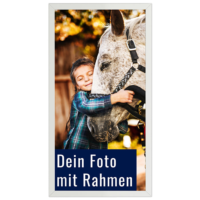 Dein Foto als Poster mit Rahmen