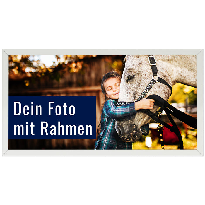 Dein Foto als Poster mit Rahmen