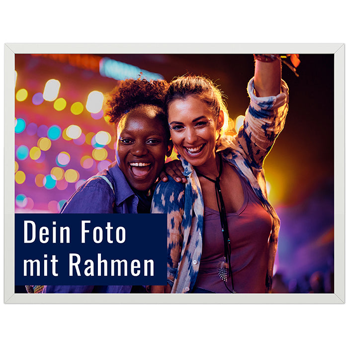 Dein Foto als Poster mit Rahmen