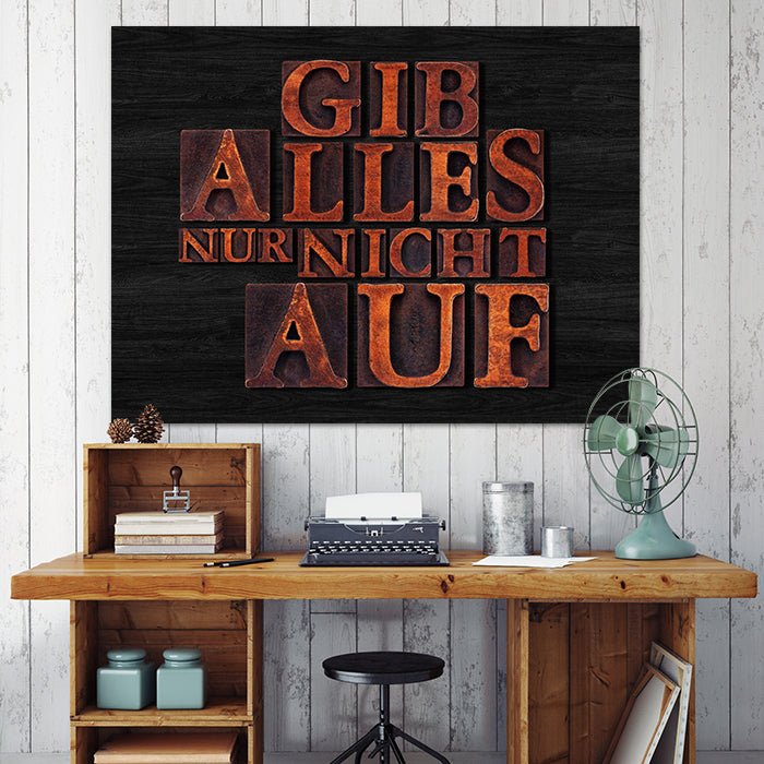 Acrylbild Acrylbild Motivation, Querformat, Spruch M0002 M0002 - Bild 3