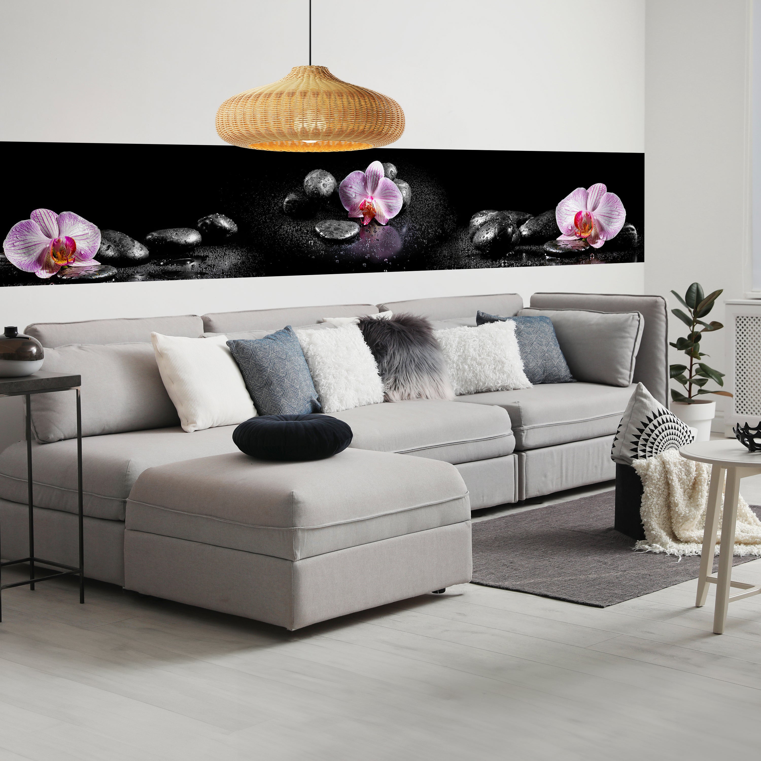 Panorama-Fototapete Orchidee, Wellness M0003 - Bild 1