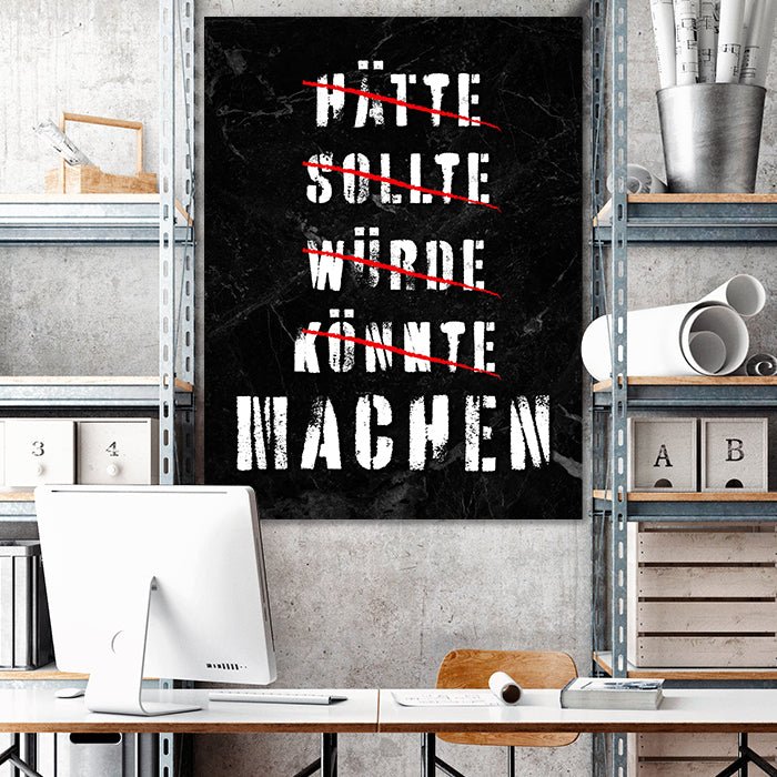 Acrylbild Acrylbild Motivation, Hochformat, Spruch M0005 M0005 - Bild 3