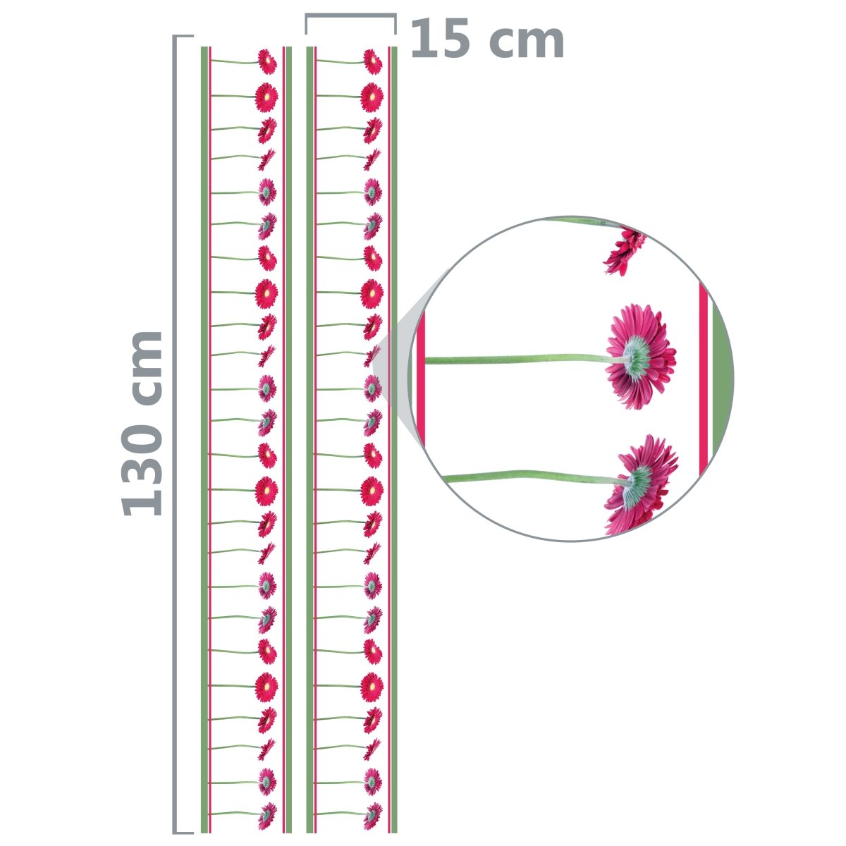 Bordüre Pinke Gerbera M0006 entdecken - Bild 5