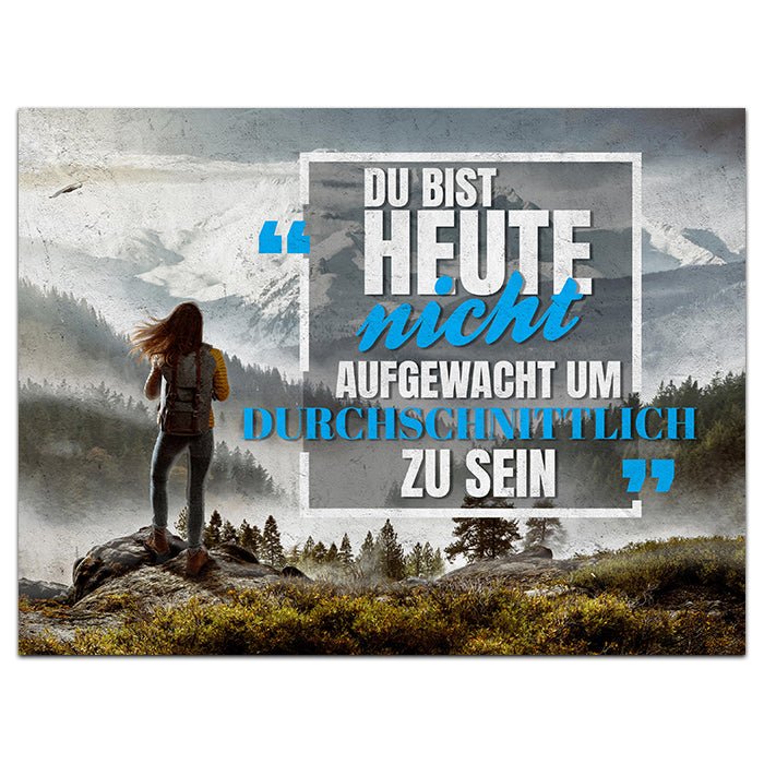 Acrylbild Acrylbild Motivation, Querformat, Spruch M0013 M0013 - Bild 1