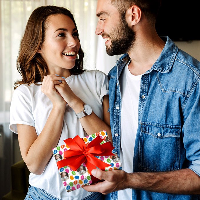 Geschenkpapier personalisiert Geschenkpapier Luftballons Baby - Bild 4