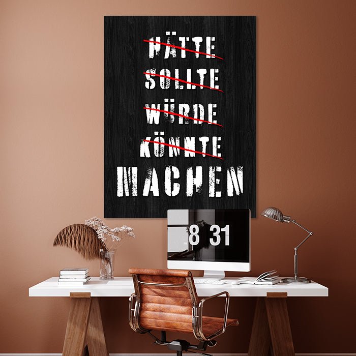 Acrylbild Acrylbild Motivation, Hochformat, Spruch M0025 M0025 - Bild 2