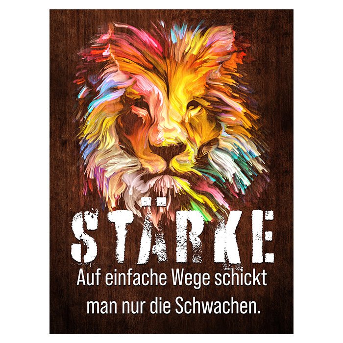 Acrylbild Acrylbild Motivation, Hochformat, Spruch M0026 M0026 - Bild 1