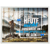 Poster durchschnittlich, Berge, Holz M0027