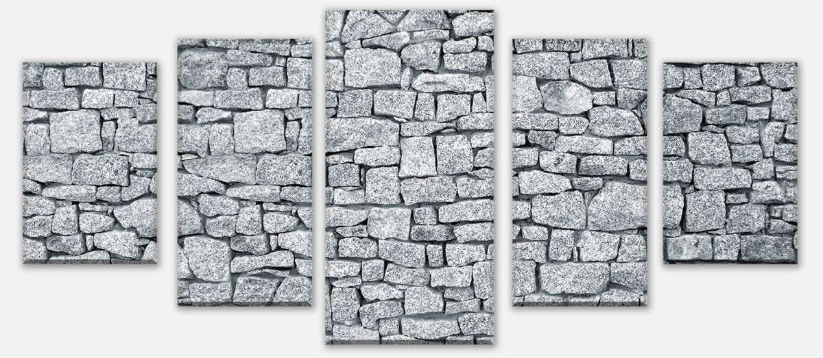 Leinwandbild Mehrteiler Granit M0028 entdecken - Bild 1