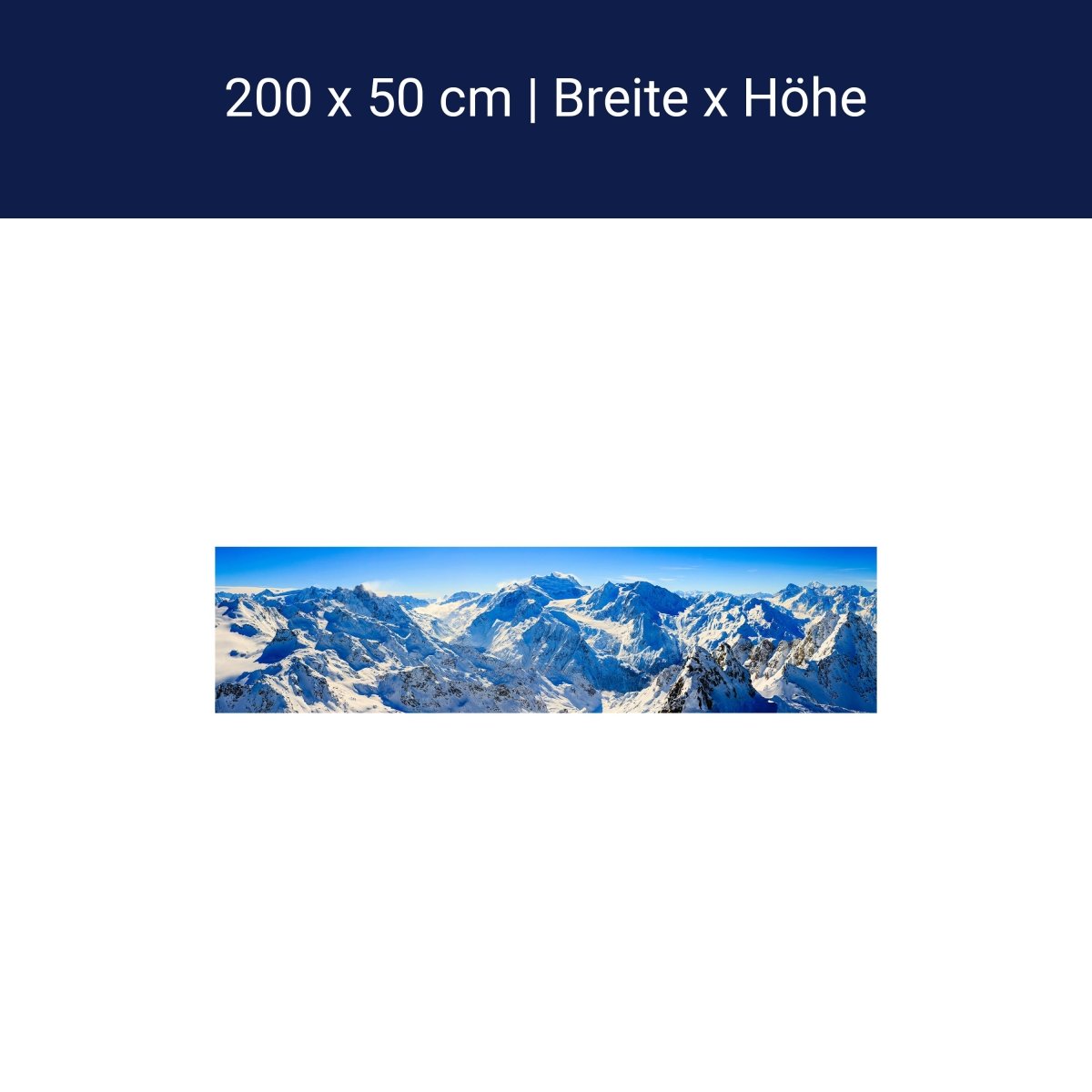 Panorama-Fototapete Schweizer Alpen M0035