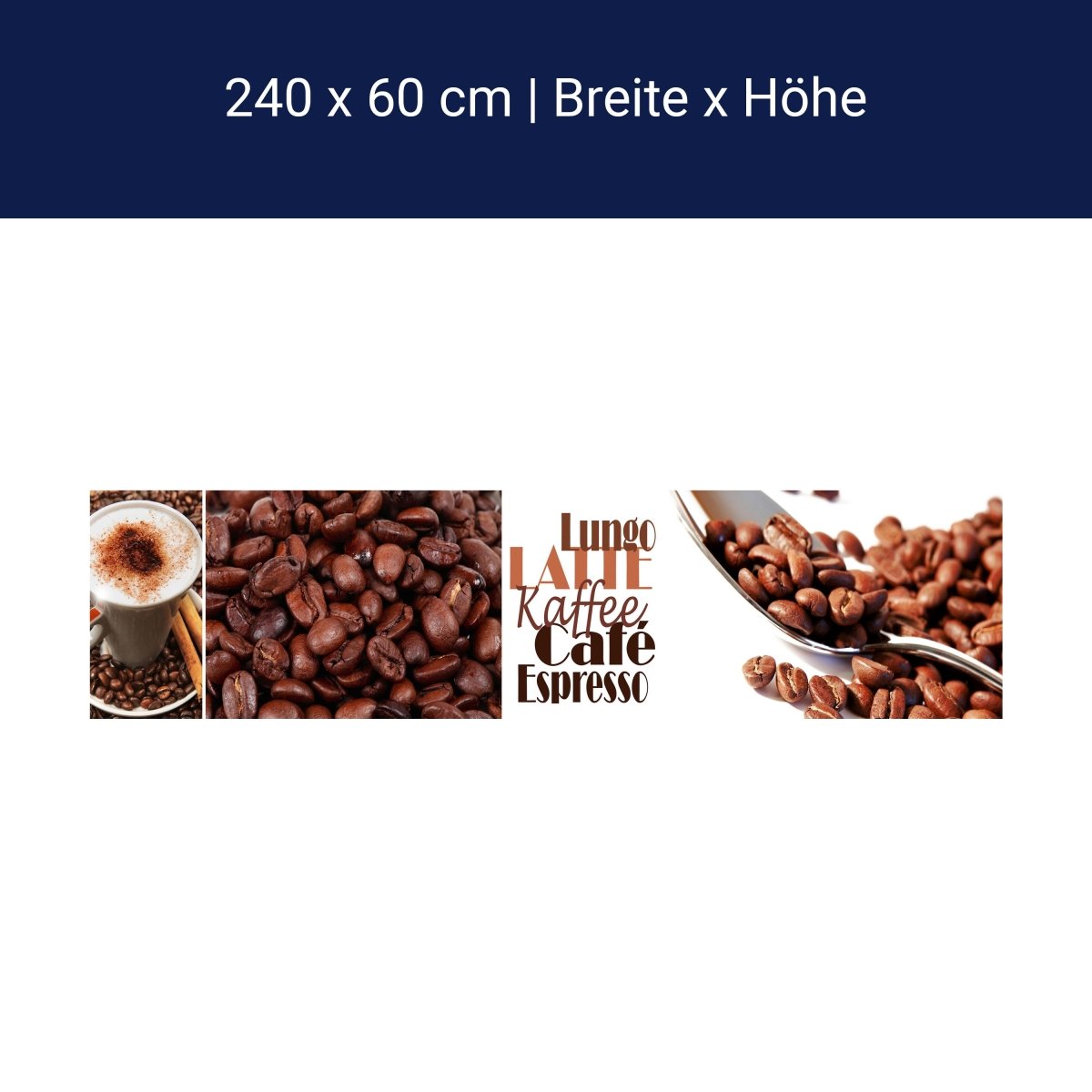 Küchenrückwand Kaffee M0047