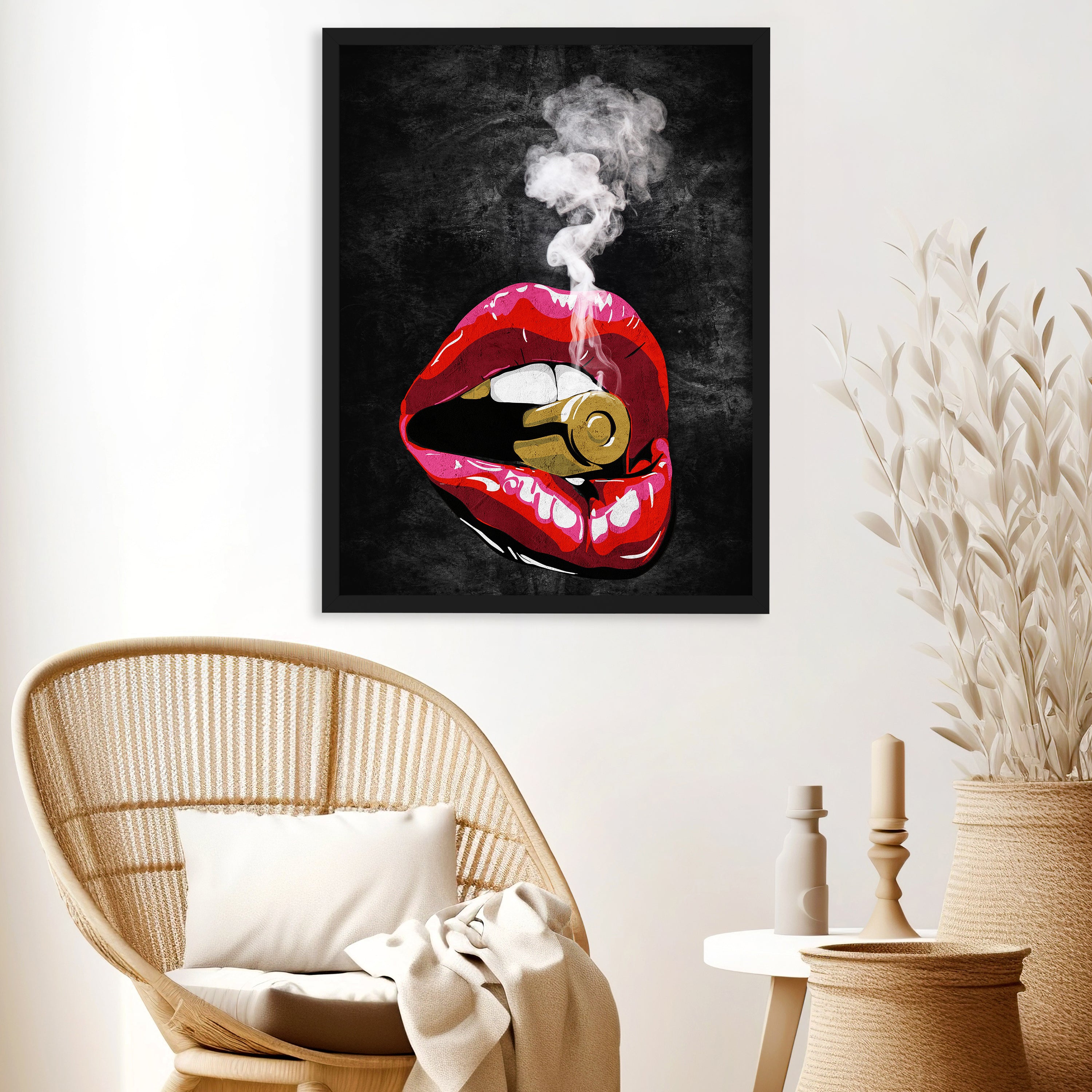 wandmotiv24 Poster, Poster - Lippen - M0047 - Bild 3