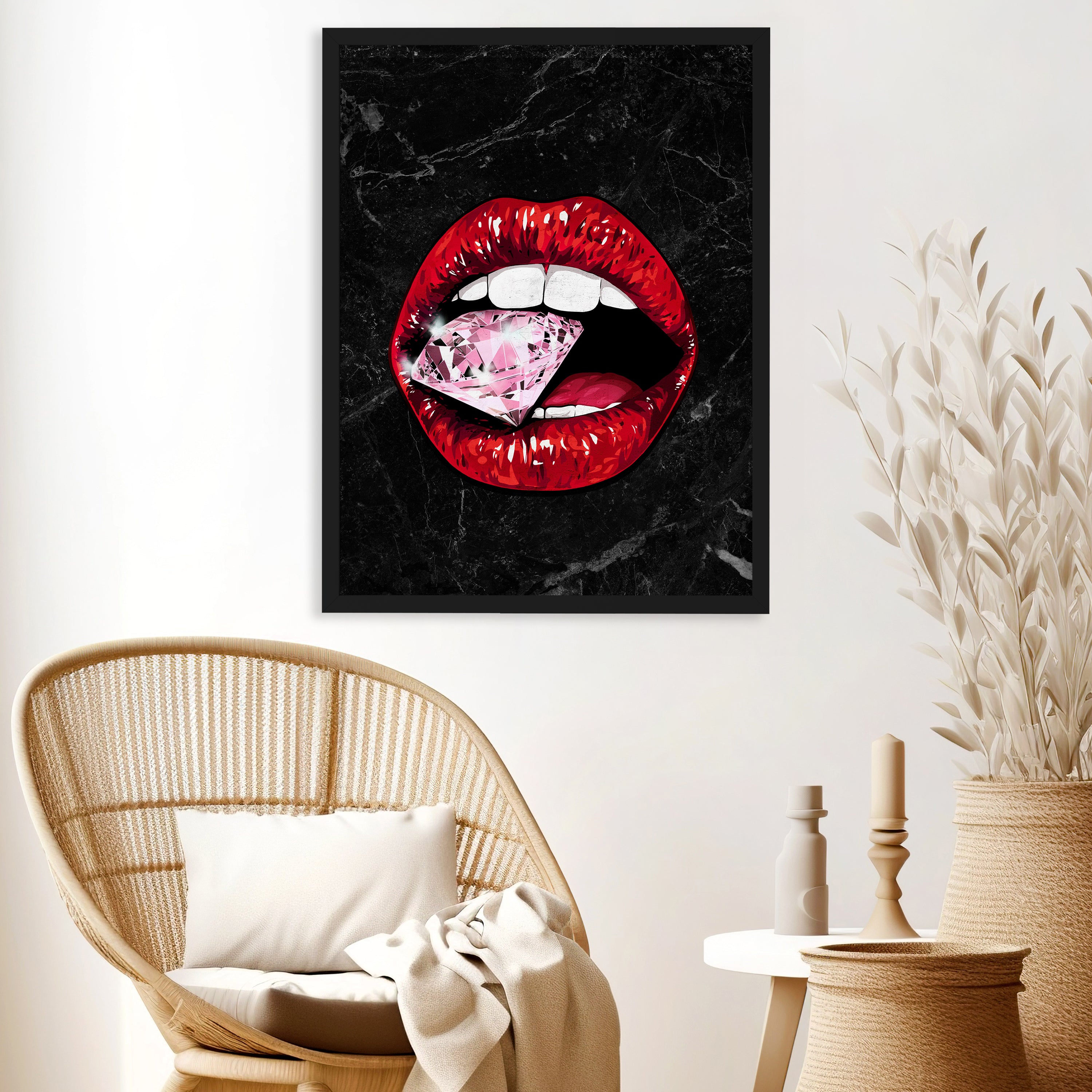 wandmotiv24 Poster, Poster - Lippen - M0048 - Bild 3