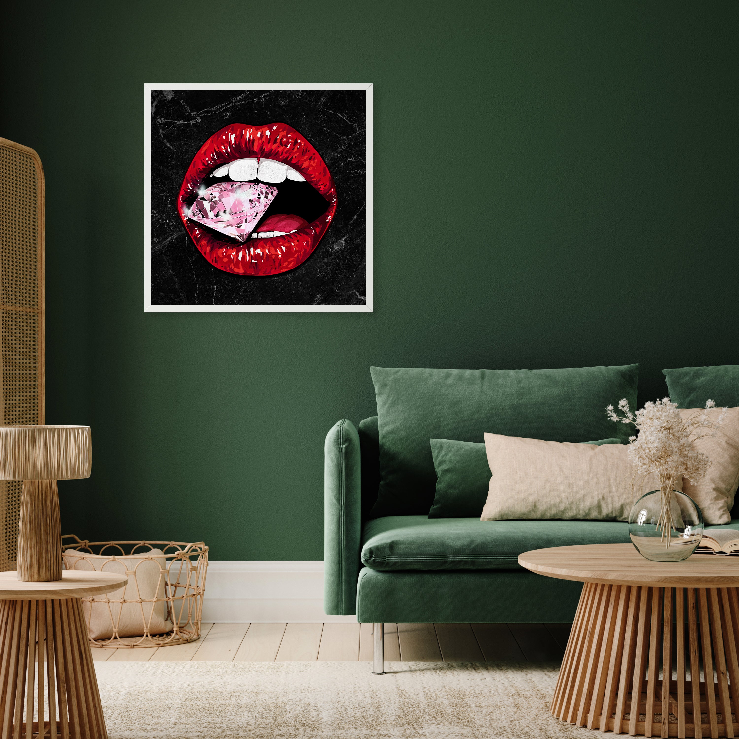 wandmotiv24 Poster, Poster - Lippen - M0048 - Bild 5