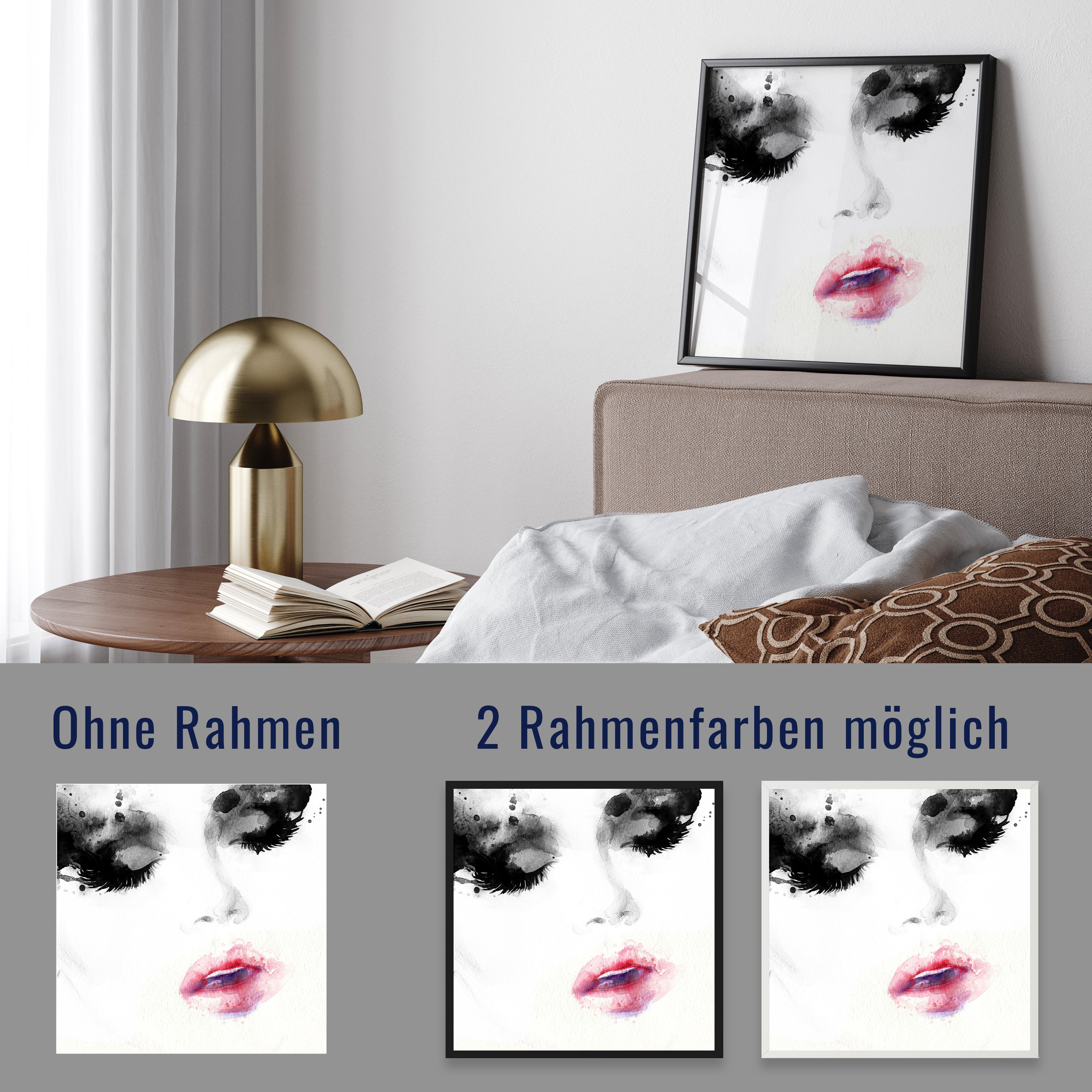 wandmotiv24 Poster, Poster - Lippen - M0050 - Bild 4