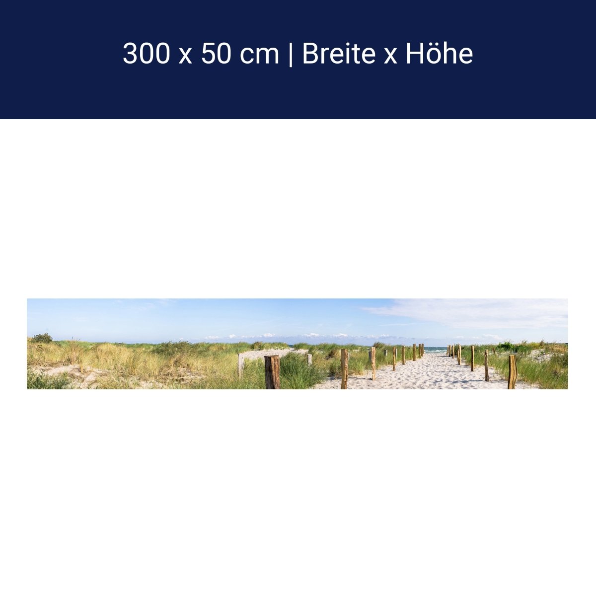 Panorama-Fototapete Ostsee, Strand M0051