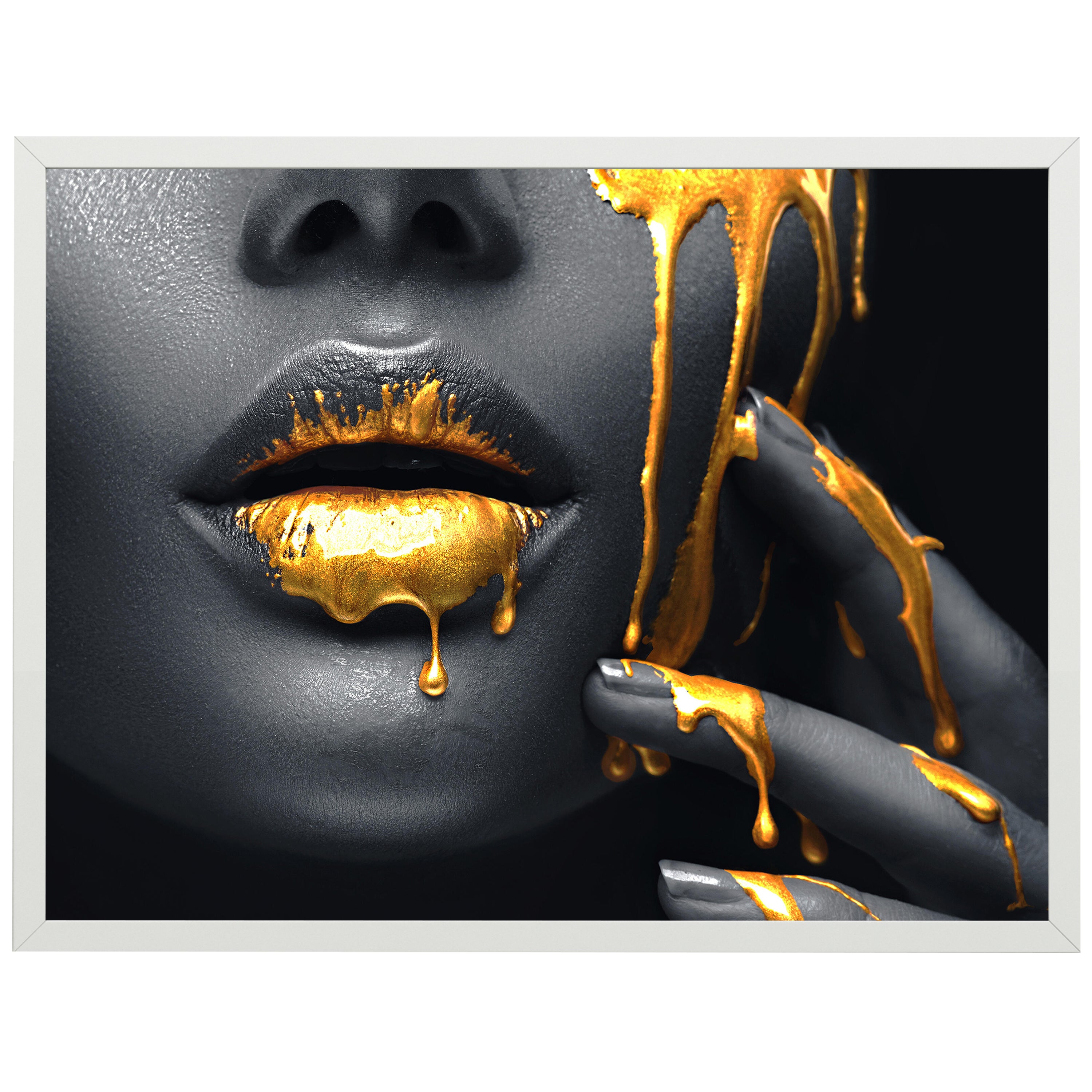 wandmotiv24 Poster, Poster - Lippen - M0052 - Bild 1