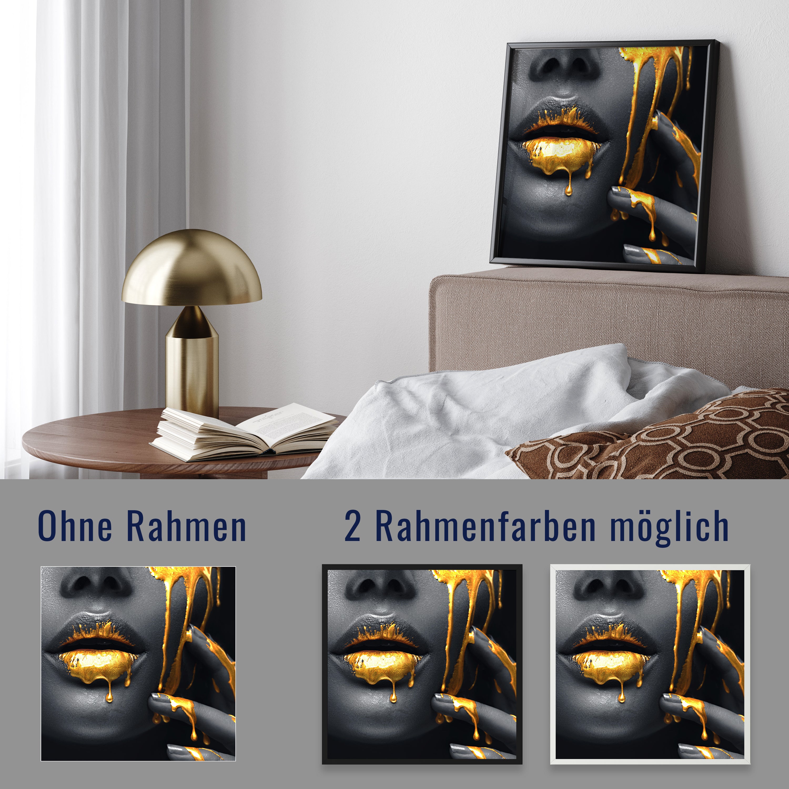 wandmotiv24 Poster, Poster - Lippen - M0052 - Bild 4