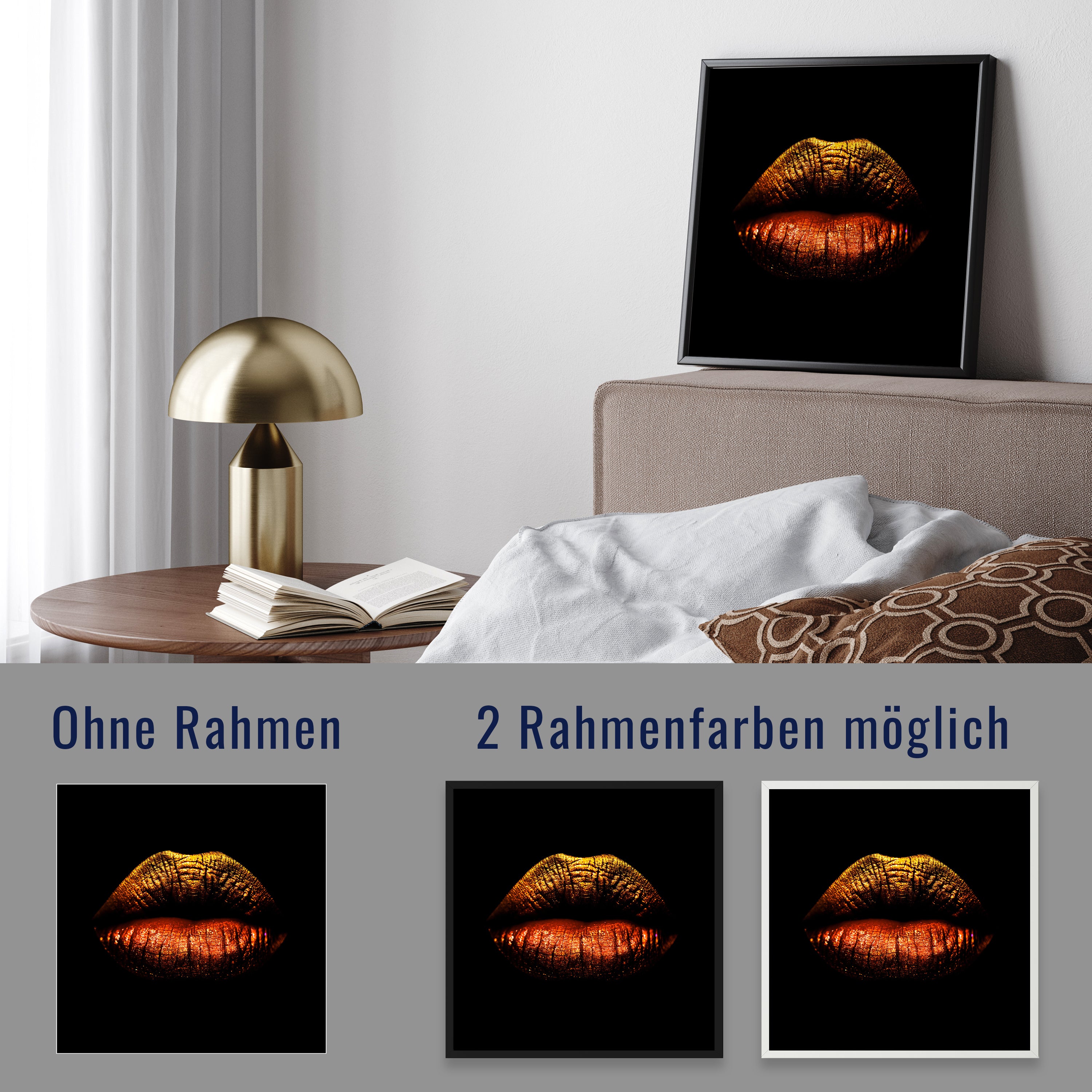 wandmotiv24 Poster, Poster - Lippen - M0054 - Bild 4