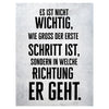 Wandbild Acrylglas Motivation, Schritt in die richtige Richtung M0060