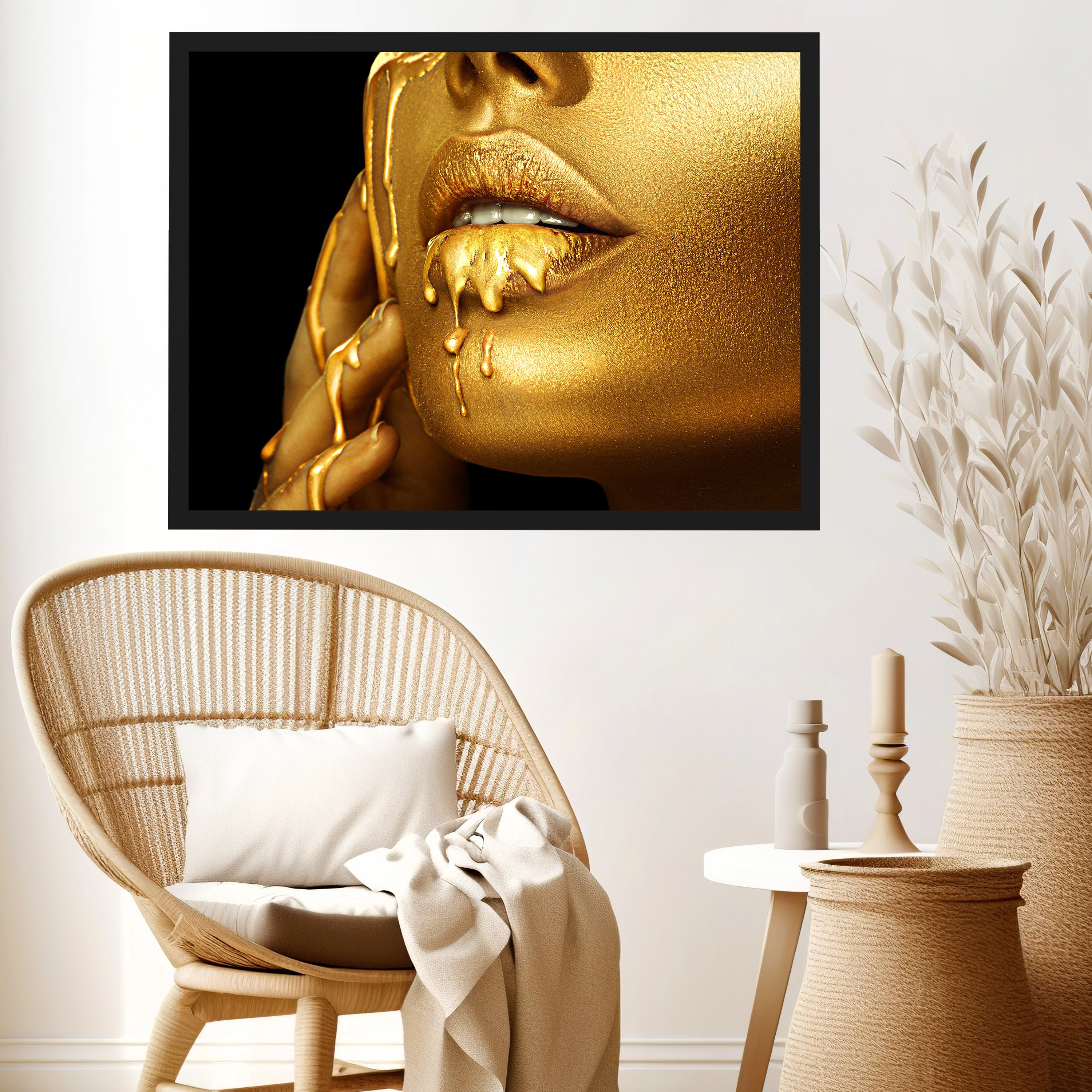 wandmotiv24 Poster, Poster - Gold - M0075 - Bild 3