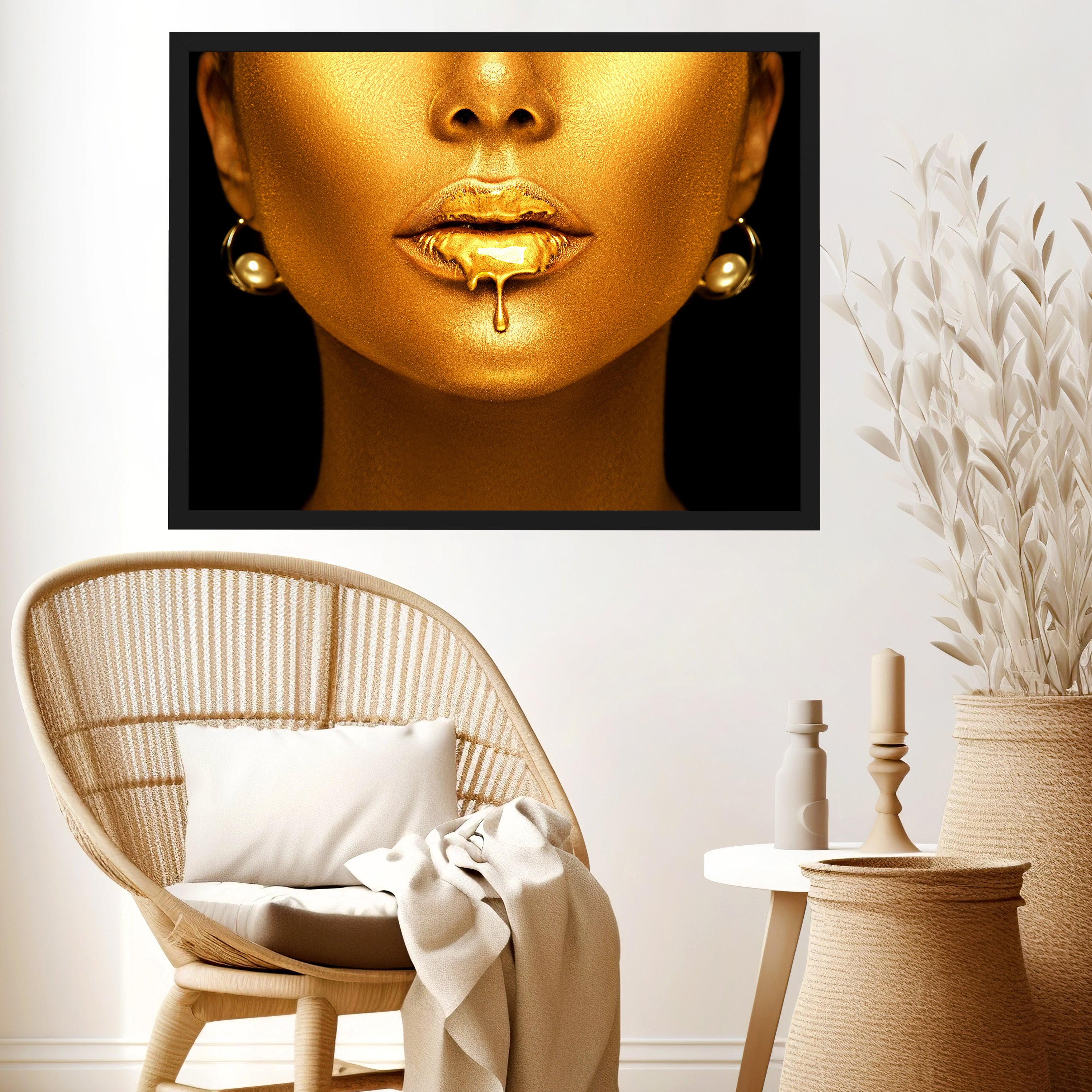 wandmotiv24 Poster, Poster - Gold - M0077 - Bild 3