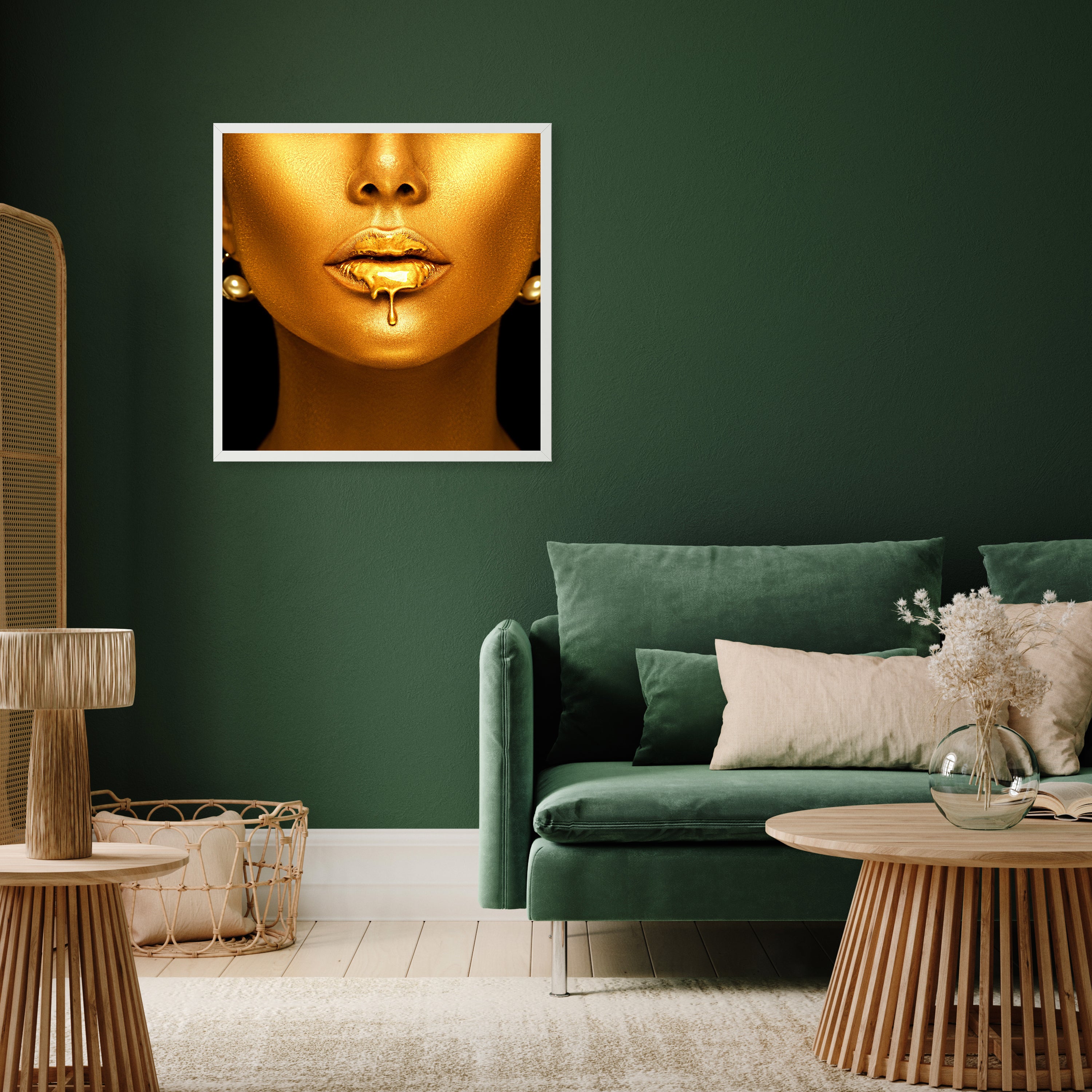 wandmotiv24 Poster, Poster - Gold - M0077 - Bild 5