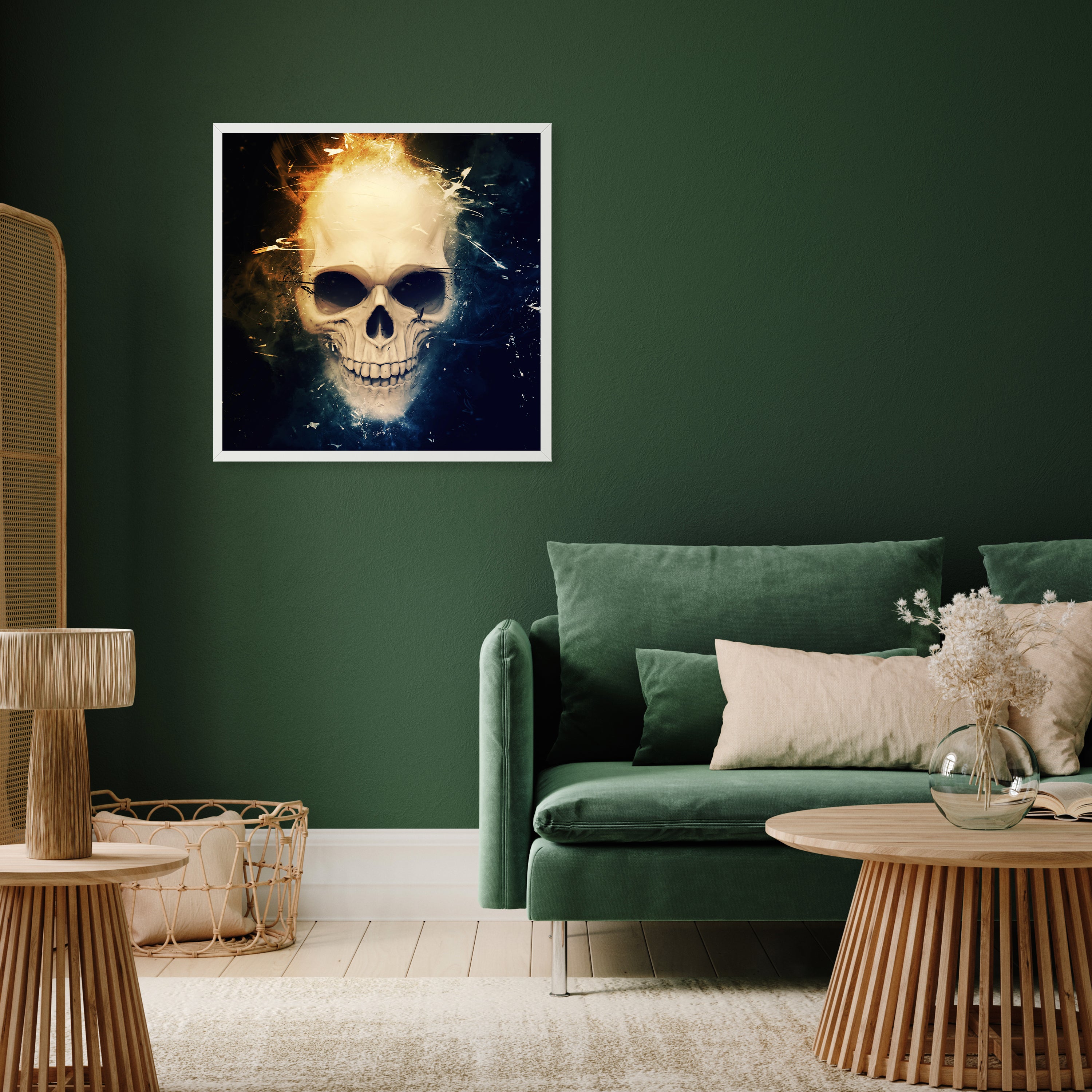 wandmotiv24 Poster, Poster - Totenkopf - M0120 - Bild 5