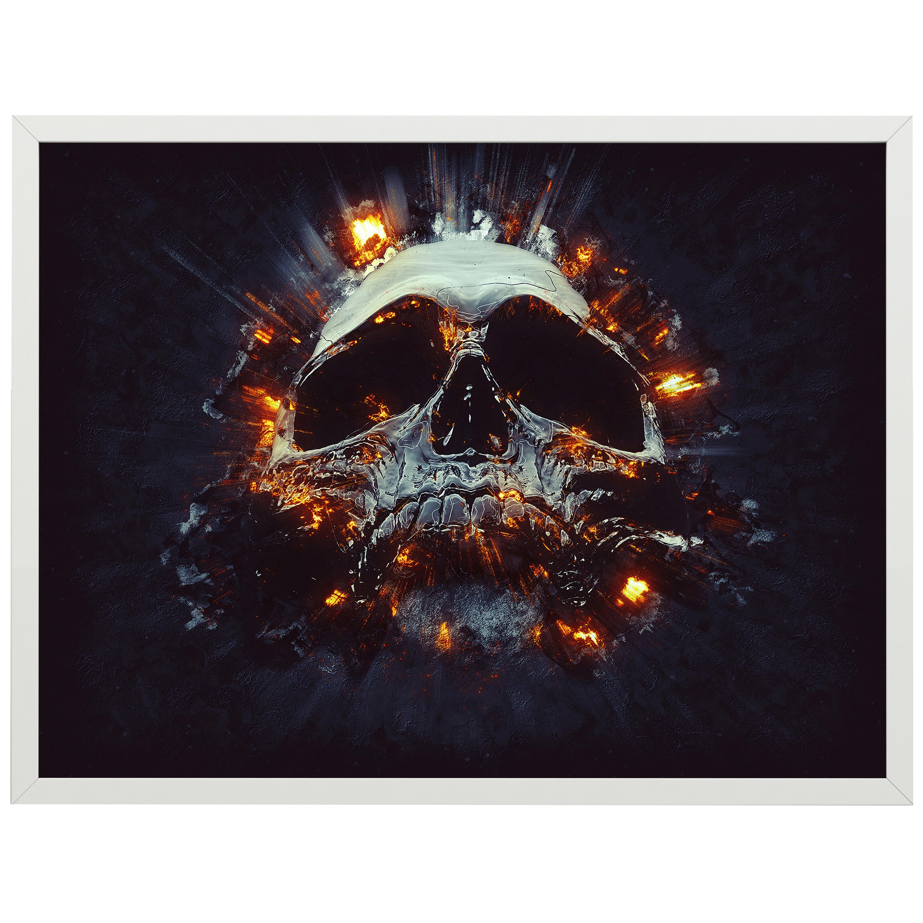 wandmotiv24 Poster, Poster - Totenkopf - M0121 - Bild 1