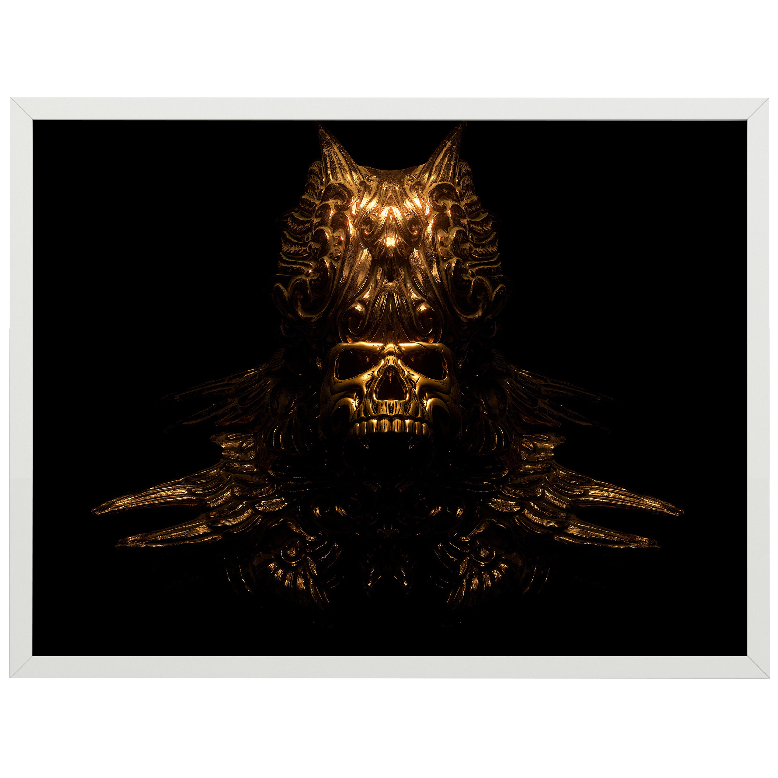 wandmotiv24 Poster, Poster - Totenkopf - M0125 - Bild 1