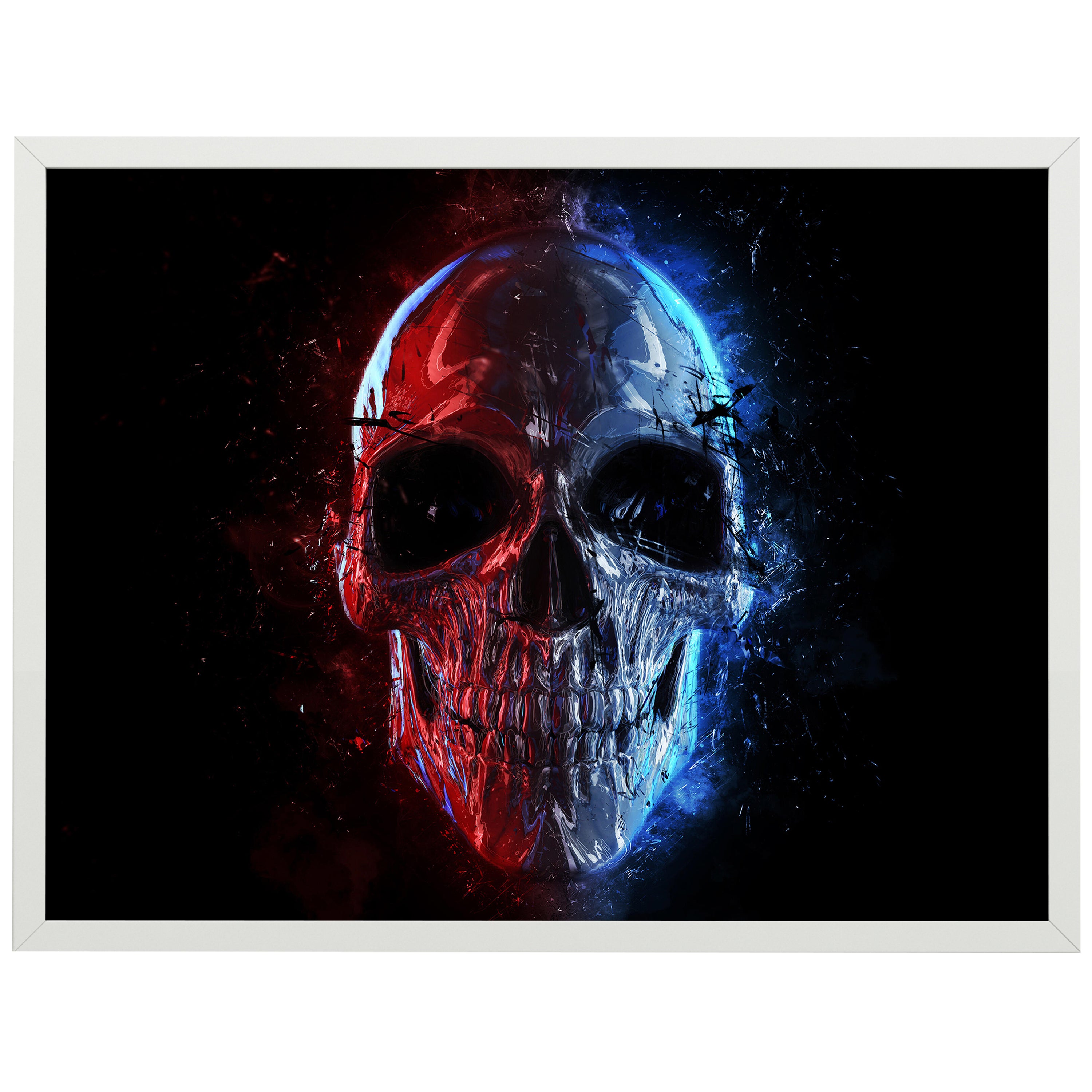 wandmotiv24 Poster, Poster - Totenkopf - M0126 - Bild 1