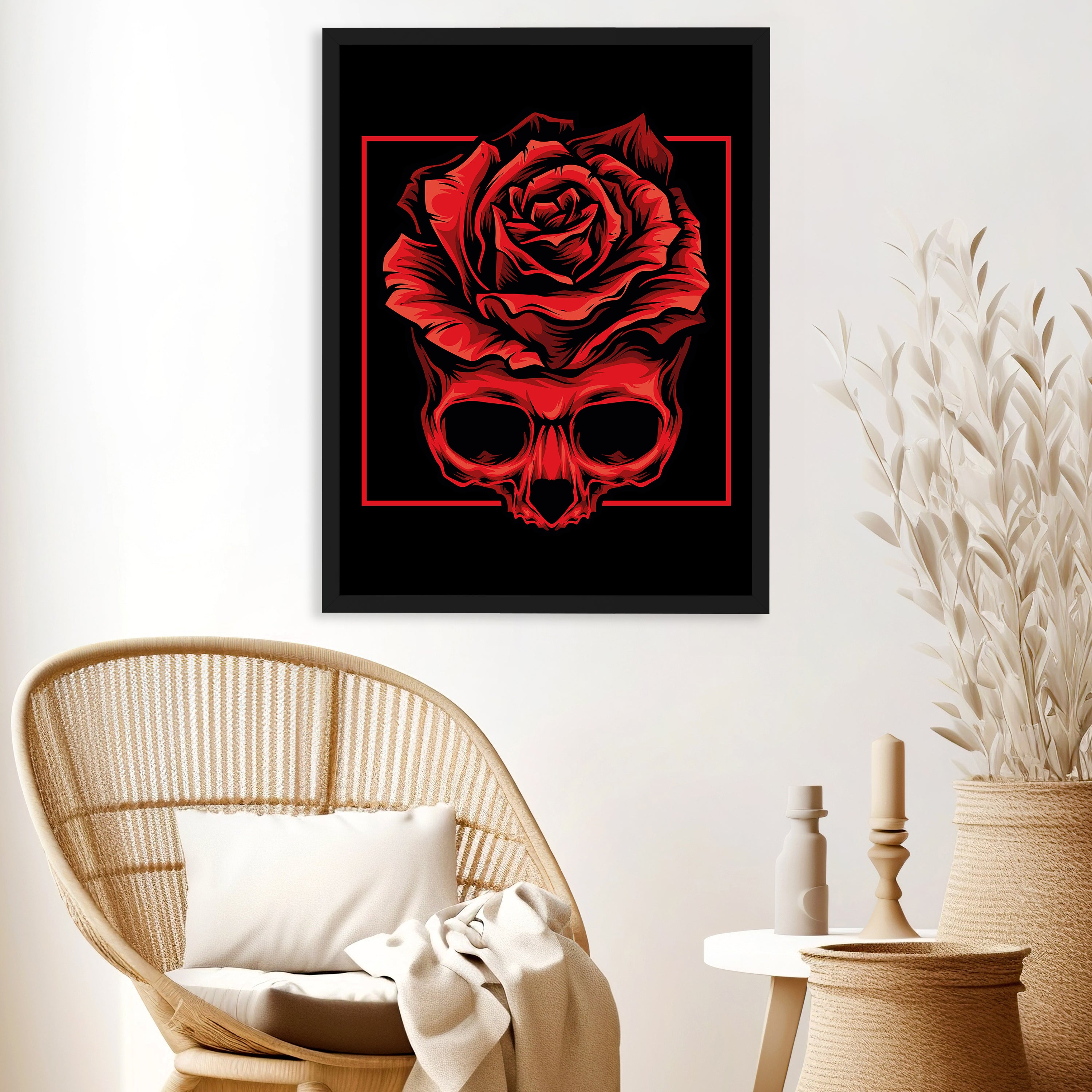 wandmotiv24 Poster, Poster - Totenkopf - M0129 - Bild 3