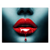 Leinwandbild Frauen Lippen M0160