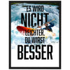 Poster Du wirst besser, Kajak, Sport M0166