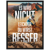 Poster Du wirst besser, Fahrrad, Sport M0167