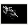 Poster Tattoomaschine black and white M0172