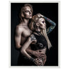 Poster Frau, Tattoo, Paar M0176