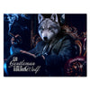 Leinwandbild Tiere, Querformat, Gentleman Wolf M0181